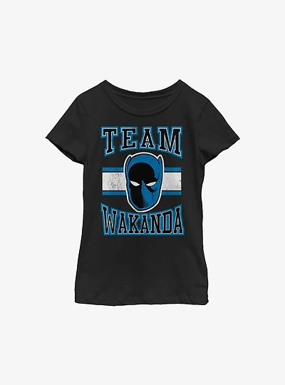 Marvel Black Panther Team Wakanda Youth Girls T-Shirt