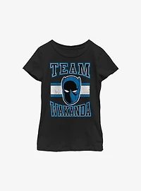 Marvel Black Panther Team Wakanda Youth Girls T-Shirt