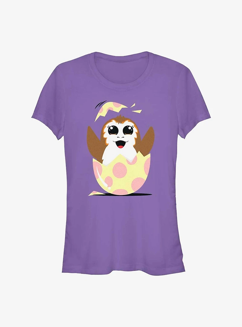 Star Wars Easter Egg Porg Girls T-Shirt