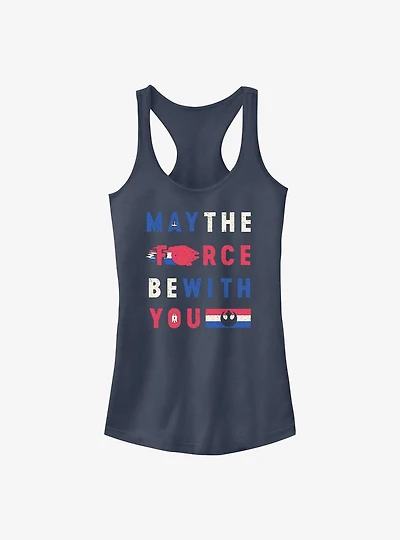 Star Wars May The Force Be With You Girls Tank