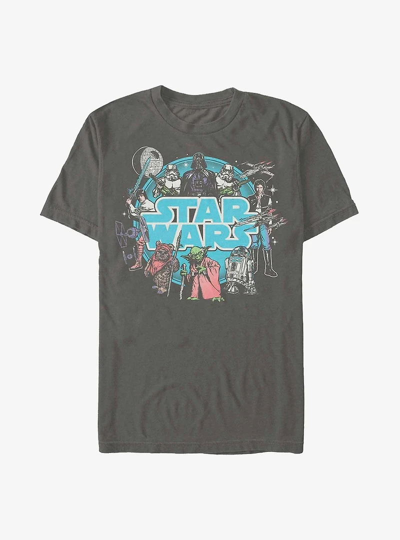 Star Wars Round Up Group T-Shirt