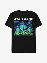 Star Wars Starry Poster T-Shirt