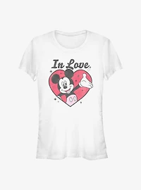 Disney Mickey Mouse Love Girls T-Shirt