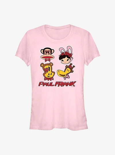 Paul Frank Valentine's Characters Girls T-Shirt