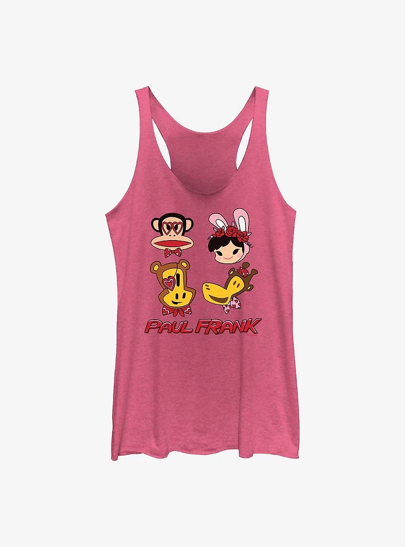Paul Frank Valentine's Characters Girls Tank Top