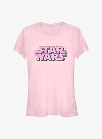 Star Wars Floating Hearts Logo Girls T-Shirt