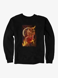 Fire Moon Sweatshirt by Nene Thomas