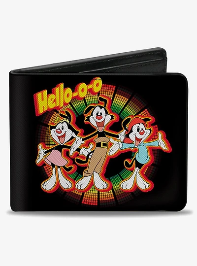 Animaniacs Hello Group Pose Bifold Wallet