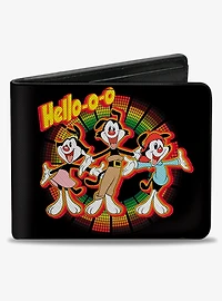 Animaniacs Hello Group Pose Bifold Wallet