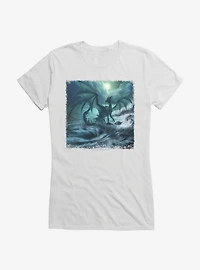 Beach Dragon Girls T-Shirt by Piya Wannachaiwong