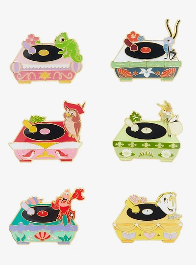 Loungefly Disney Princess Sidekick Record Player Blind Box Enamel Pin - BoxLunch Exclusive