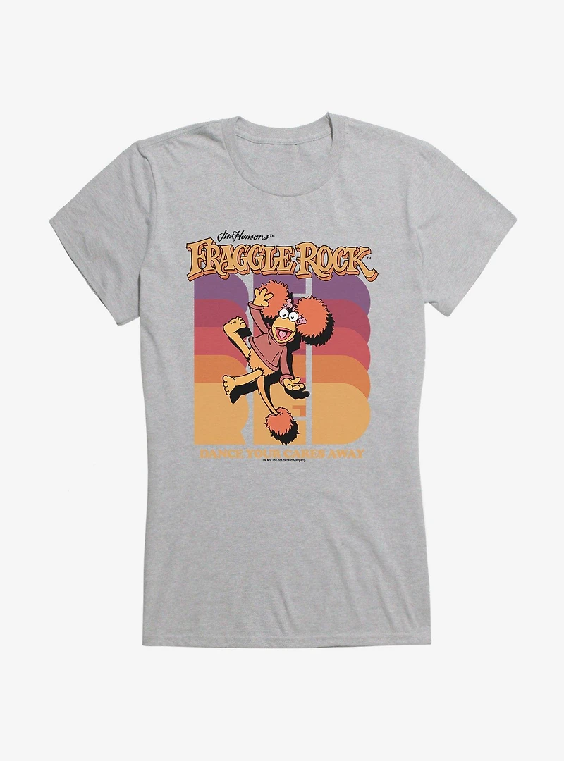 Jim Henson's Fraggle Rock Red Dance Your Cares Away Girls T-Shirt