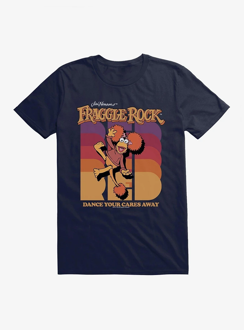 Jim Henson's Fraggle Rock Red Dance Your Cares Away T-Shirt