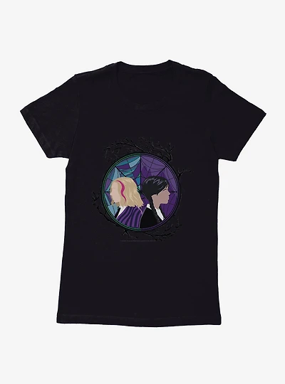 Wednesday Enid And Portrait Womens T-Shirt