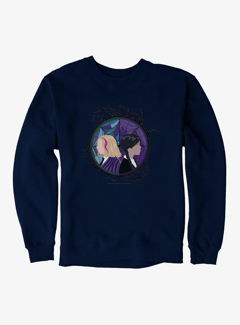 Wednesday Enid And Wednesday Portrait Sweatshirt