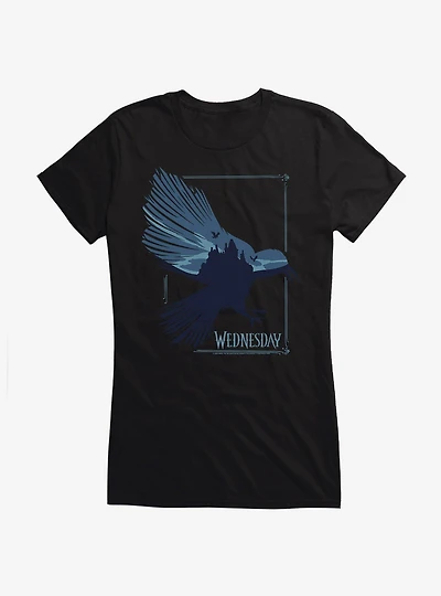 Wednesday Raven Girls T-Shirt