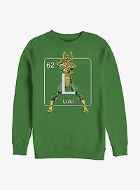 Marvel Loki Periodic Element Sweatshirt