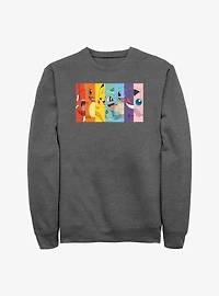 Pokemon Rainbow Panels Sweatshirt