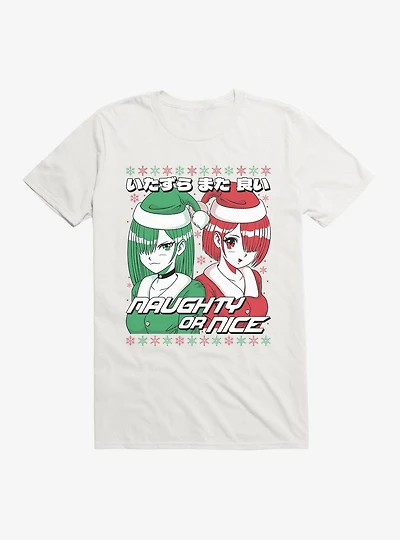 Christmas Anime Naughty Or Nice T-Shirt