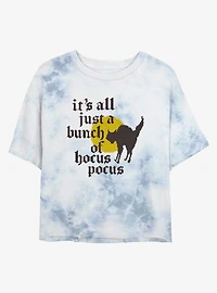 Disney Hocus Pocus Frightened Binx Tie-Dye Womens Crop T-Shirt