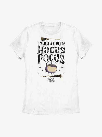 Disney Hocus Pocus Couldron Broom Womens T-Shirt