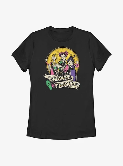 Disney Hocus Pocus Sanderson Sisters Badge Womens T-Shirt