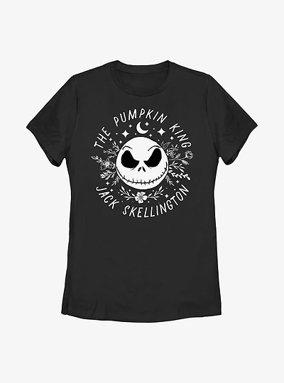 Disney The Nightmare Before Christmas Jack Skellington Pumpkin King Face Womens T-Shirt