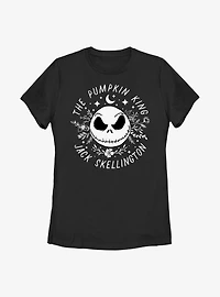 Disney The Nightmare Before Christmas Jack Skellington Pumpkin King Face Womens T-Shirt