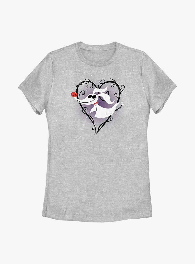 Disney The Nightmare Before Christmas Zero Heart Womens T-Shirt