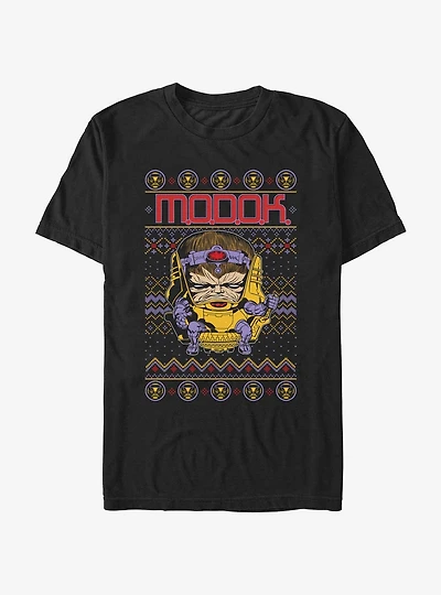 Marvel Modok Ugly Christmas T-Shirt