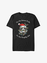 Star Wars 'Tis The Season To Be On Naughty Side T-Shirt