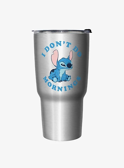 Disney Lilo & Stitch No Mornings Travel Mug