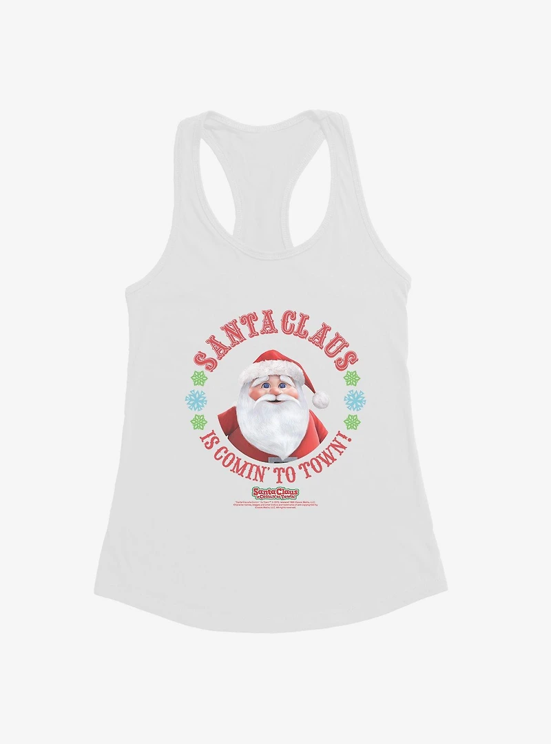 Santa Claus Is Comin' To Town! Santa Claus Girls Tank