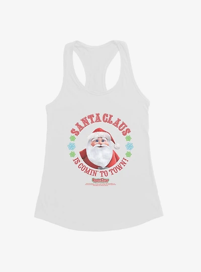 Santa Claus Is Comin' To Town! Girls Tank