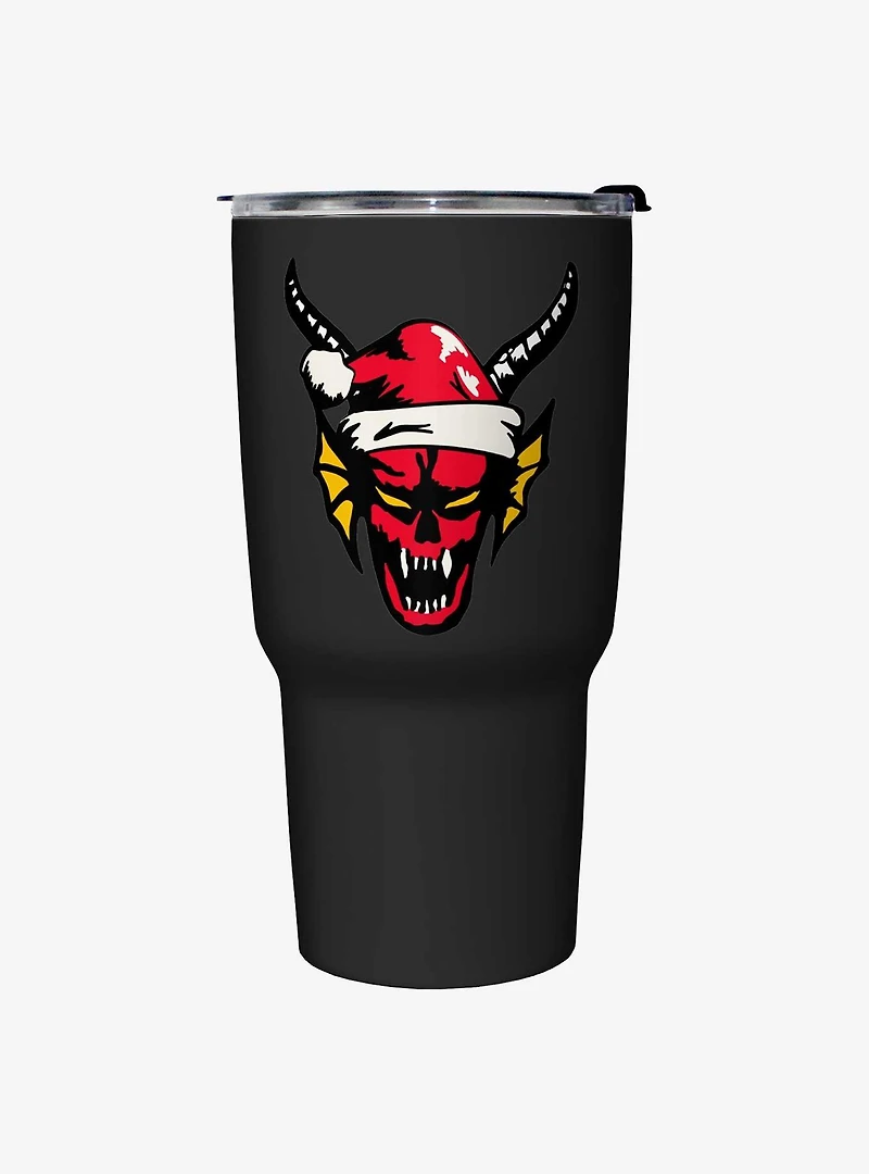Stranger Things Santa Hellfire Demon Travel Mug