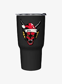 Stranger Things Santa Hellfire Demon Travel Mug