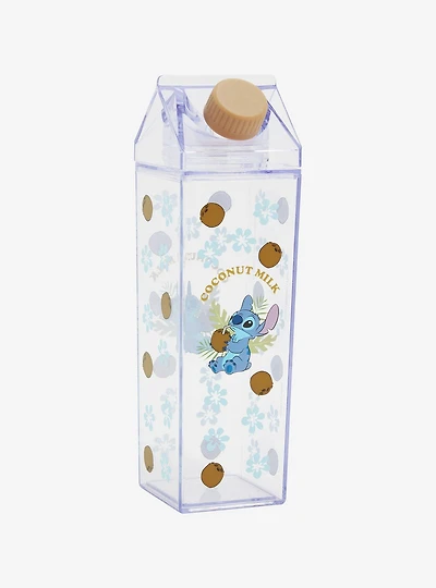 Disney Lilo & Stitch Coconut Milk Carton Water Bottle