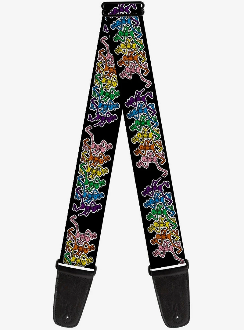 Grateful Dead Dancing Skeletons Guitar Strap