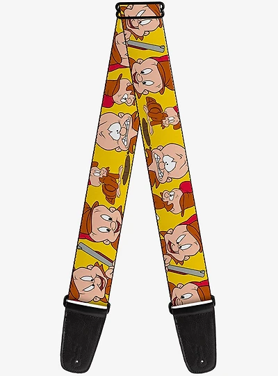 Looney Tunes Elmer Fudd Expressions Guitar Strap