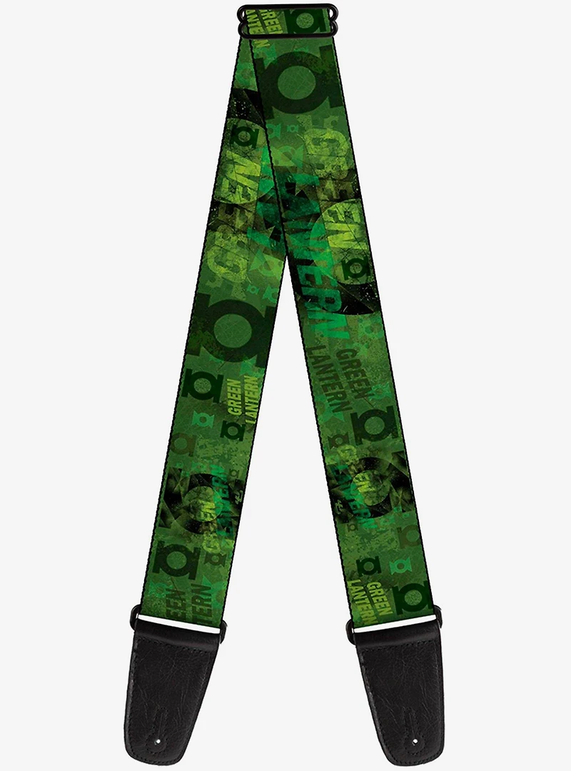 DC Comics Justice League Logo Collage Guitar Strap