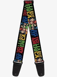 DC Comics Justice League of America Superhero Guitar Strap