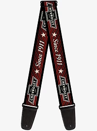 Chevrolet Bowtie 1911 Stars Stripe Guitar Strap