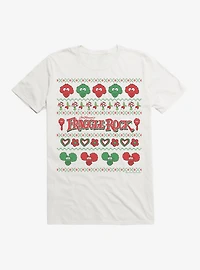Jim Henson's Fraggle Rock Ugly Christmas Sweater Pattern T-Shirt
