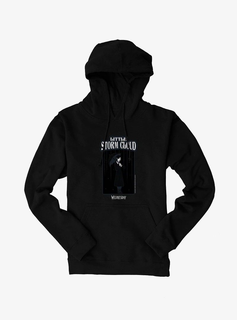 Wednesday Little Storm Cloud Portrait Hoodie