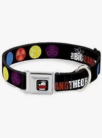 The Big Bang Theory Dna Atom E Radiation Seatbelt Buckle Dog Collar