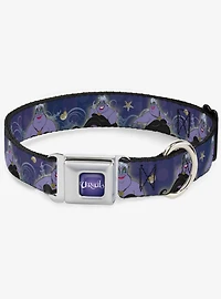 Disney The Little Mermaid Ursula Shells Ivy Bubbles Seatbelt Buckle Dog Collar