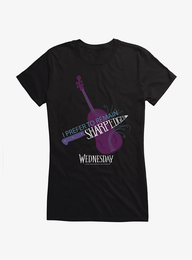 Wednesday I Prefer To Remain Sharp-Edged Girls T-Shirt