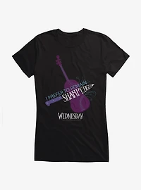 Wednesday I Prefer To Remain Sharp-Edged Girls T-Shirt