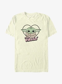 Star Wars The Mandalorian Grogu Child Heart T-Shirt