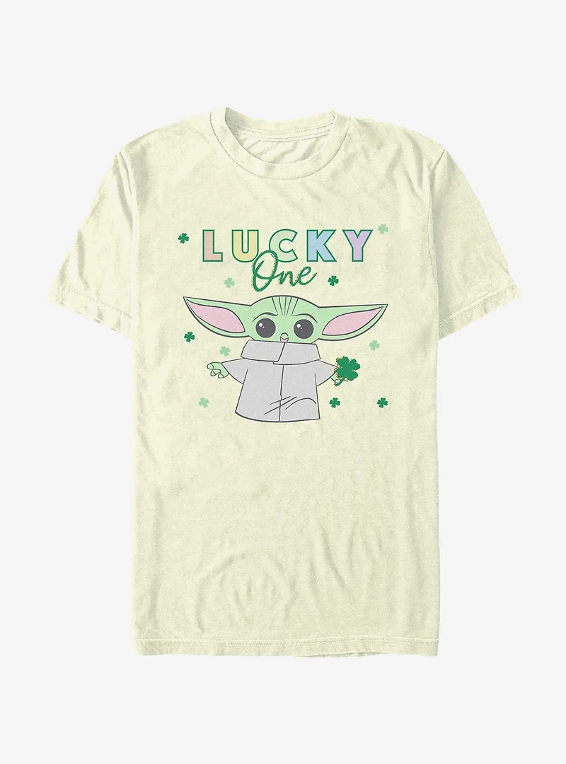 Star Wars The Mandalorian Lucky One Clover T-Shirt